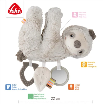 Baby Fehn Aktivity lenochod Lazy béžovo-hnědý