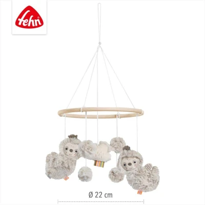 Baby Fehn Dřevěný kolotoč lenochod Lazy béžový