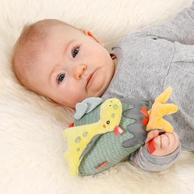 Baby Fehn Hrací hračka sopka s dinosaurem Happy Dino