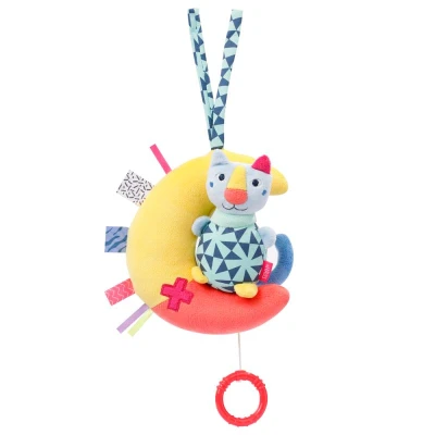 Baby Fehn Hrací kočka na měsíci Color Friends