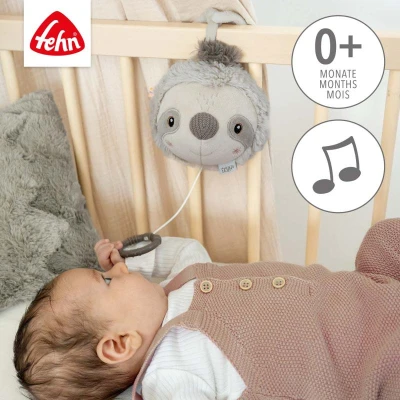 Baby Fehn Hrací lenochod Lazy béžovo-hnědý