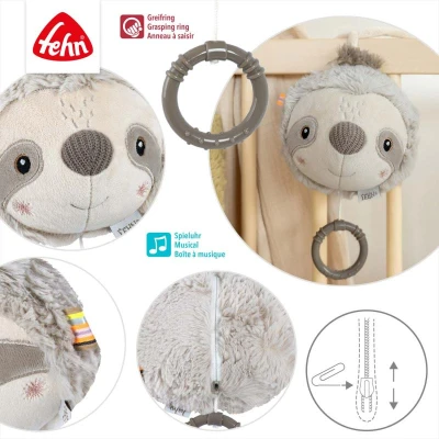 Baby Fehn Hrací lenochod Lazy béžovo-hnědý