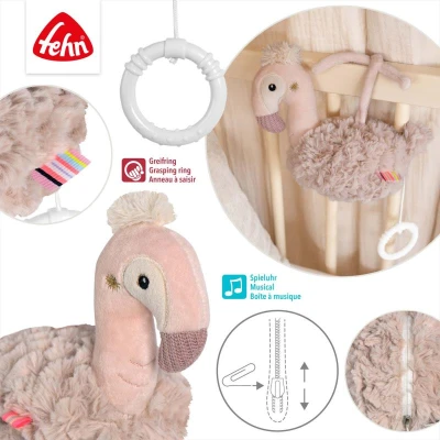 Baby Fehn Hrací plameňák Pink