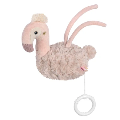 Baby Fehn Hrací plameňák Pink