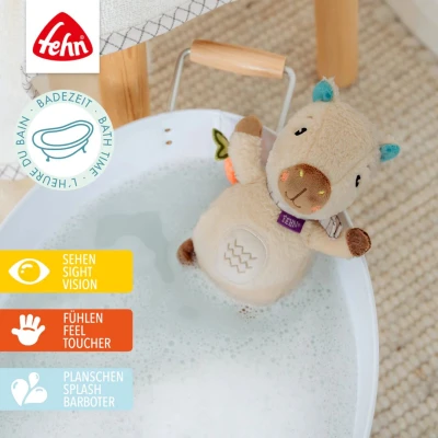 Baby Fehn Koupací capybara béžovo-hnědá