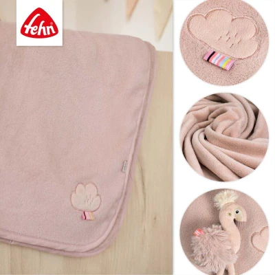 Baby Fehn Mazlící deka Plameňák Pink