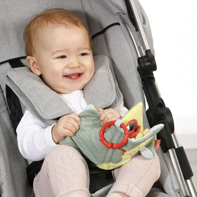 Baby Fehn Měkká knížka Happy Dino