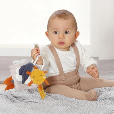Baby Fehn Měkká knížka oslík medvídek FehnNatur 2.0