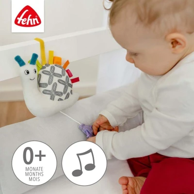 Baby Fehn Mini hrací šneček DoBabyDoo BW