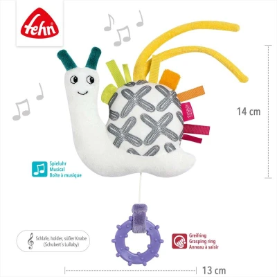 Baby Fehn Mini hrací šneček DoBabyDoo BW