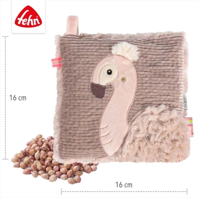 Baby Fehn Nahřívací polštářek plameňák Pink
