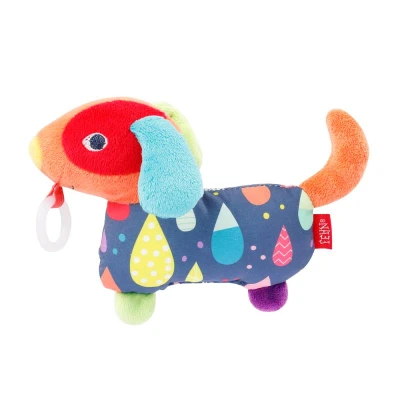 Baby Fehn Plyšová hračka pejsek Color Friends