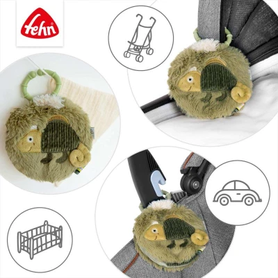 Baby Fehn Plyšová knížka chameleon Crazy