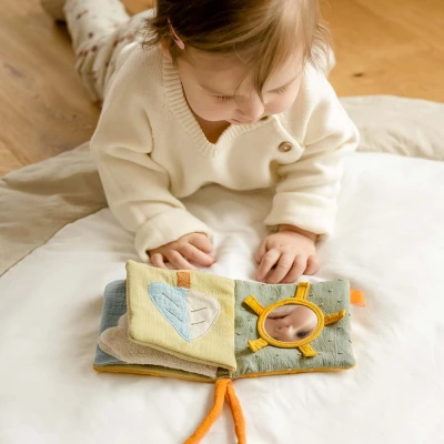 Baby Fehn Plyšová knížka FehnNatur 3.0