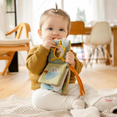 Baby Fehn Plyšová knížka FehnNatur 3.0