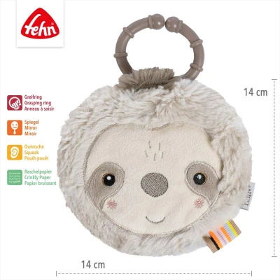 Baby Fehn Plyšová knížka lenochod Lazy béžová