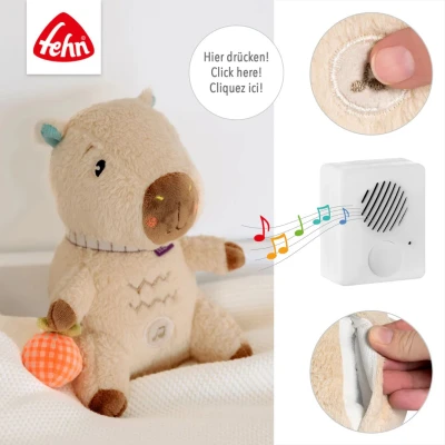 Baby Fehn Pomůcka na spaní Capybara Clara béžovo-hnědá