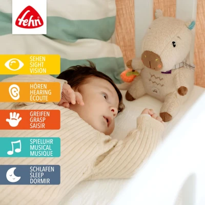 Baby Fehn Pomůcka na spaní Capybara Clara béžovo-hnědá