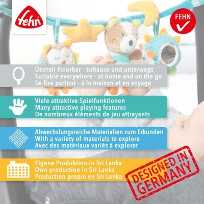 Baby Fehn Řetěz na kočárek Plameňák růžový