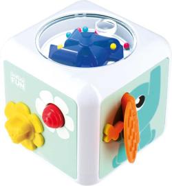 Baby kostka senzomotorická s aktivitami pro nejmenší plast