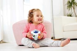 Baby kostka senzomotorická s aktivitami pro nejmenší plast