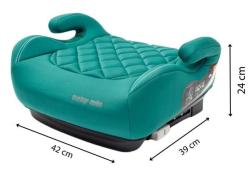 Baby Mix Autosedačka-podsedák HERO Plus ISOFIX I-SIZE emerald