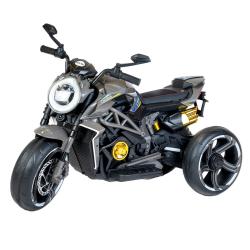 Baby Mix Dětská elektrická motorka Calabre černá Baby Mix Dětská elektrická motorka Calabre černá