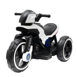 BABY MIX Dětská elektrická motorka POLICE bílá BABY MIX Dětská elektrická motorka POLICE bílá