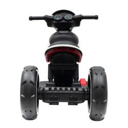 BABY MIX Dětská elektrická motorka POLICE bílá