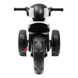 BABY MIX Dětská elektrická motorka POLICE bílá