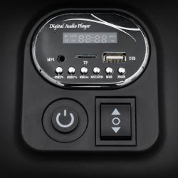 BABY MIX Dětská elektrická motorka POLICE bílá