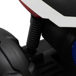 BABY MIX Dětská elektrická motorka POLICE bílá
