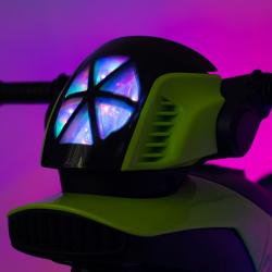 BABY MIX Dětská elektrická motorka POLICE bílá