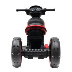 BABY MIX Dětská elektrická motorka POLICE červená