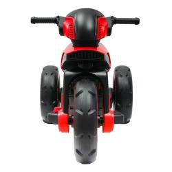 BABY MIX Dětská elektrická motorka POLICE červená