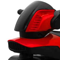 BABY MIX Dětská elektrická motorka POLICE červená