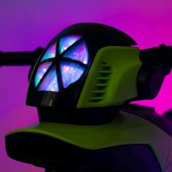 BABY MIX Dětská elektrická motorka POLICE červená