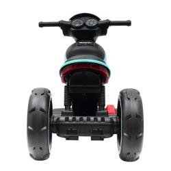 BABY MIX Dětská elektrická motorka POLICE modrá