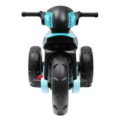 BABY MIX Dětská elektrická motorka POLICE modrá