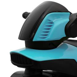 BABY MIX Dětská elektrická motorka POLICE modrá