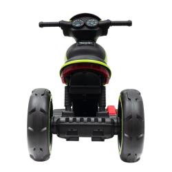 BABY MIX Dětská elektrická motorka POLICE zelená