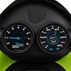 BABY MIX Dětská elektrická motorka POLICE zelená