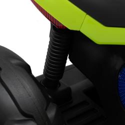 BABY MIX Dětská elektrická motorka POLICE zelená