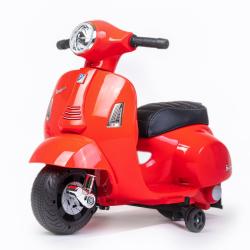 BABY MIX Dětská elektrická motorka Vespa červená