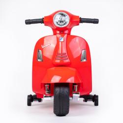 BABY MIX Dětská elektrická motorka Vespa červená