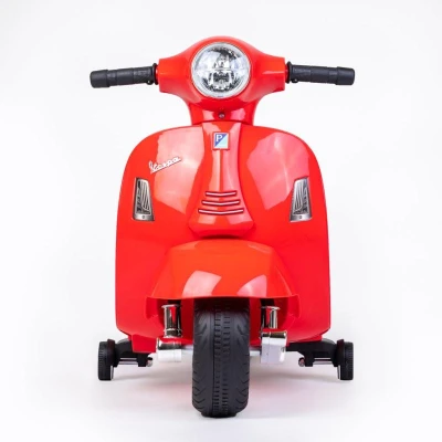 BABY MIX Detská elektrická motorka Vespa červená