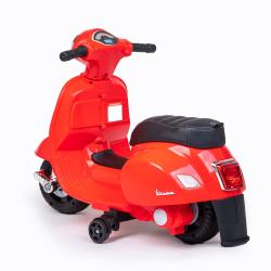 BABY MIX Dětská elektrická motorka Vespa červená