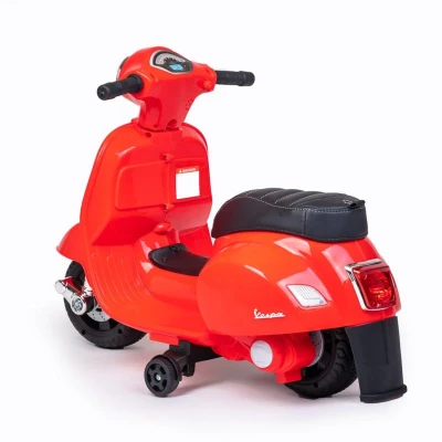 BABY MIX Detská elektrická motorka Vespa červená