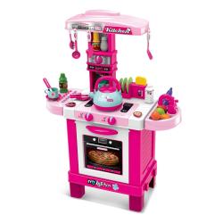 BABY MIX Dětská kuchyňka růžová BABY MIX Dětská kuchyňka růžová