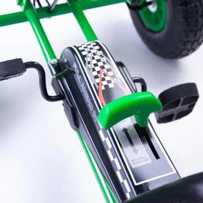 BABY MIX Dětská šlapací motokára Go-kart Razor červená